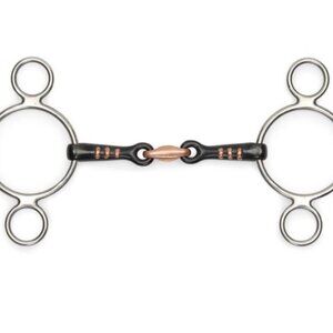 Shires Two Ring Sweet Iron Gag Bit - 5"